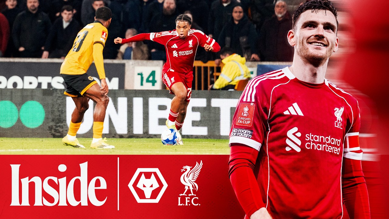 Inside: UNSEEN Footage From FA Cup Win! Wolves 1-3 Liverpool