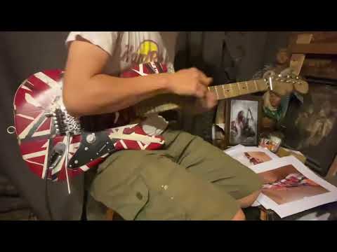 Van Halen Panama cover with self-built Frankenstrat.