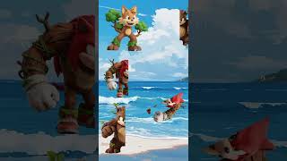 Sonic Tree, Knuckles Tree, Tails Tree