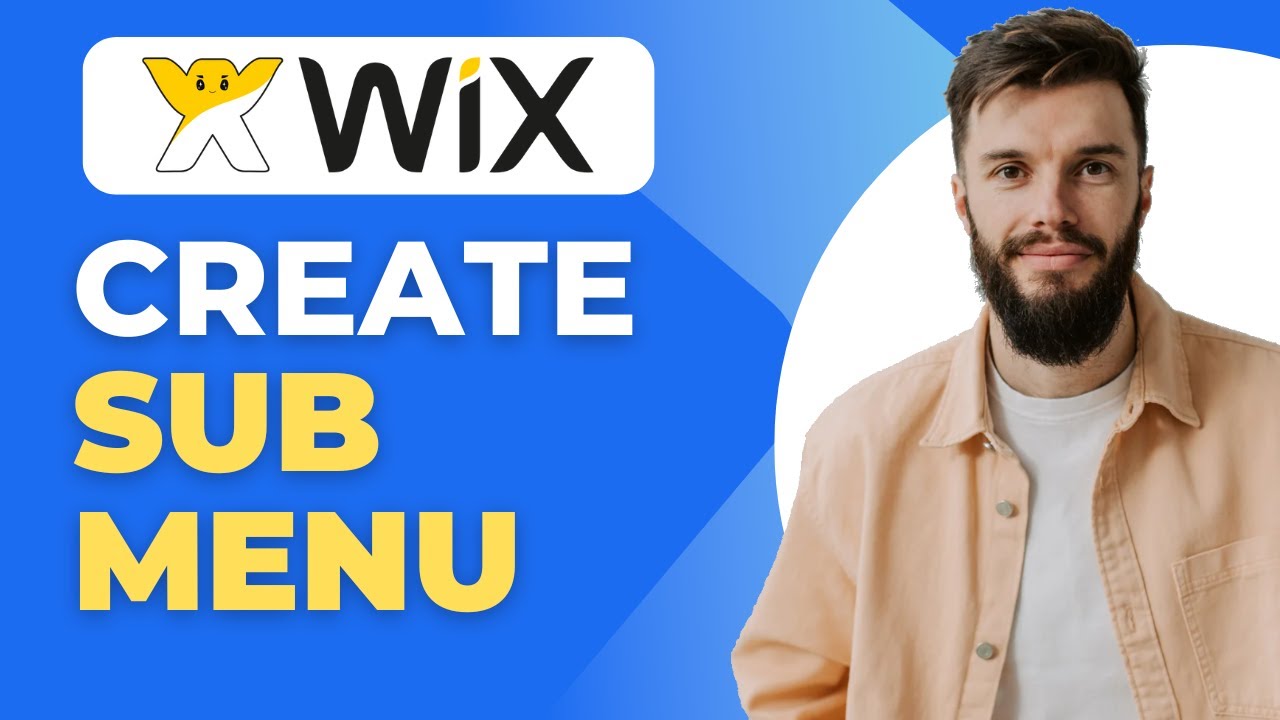 How To Create A Sub Menu In Wix | 2025 | Step-by-Step - YouTube