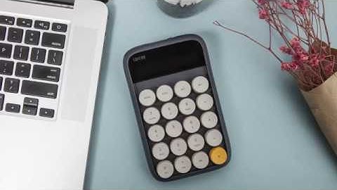 One For All, a Wireless, Retro, Mechanical Number Pad & Calculator.