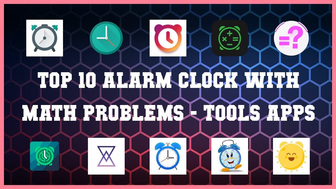 app math problems alarm