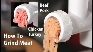 Grind Meat Easy Simple Ground Meat