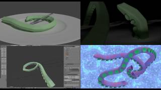 Use blender to make a two minute tentical