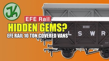 Are These Hidden Gems? EFE Rail 10T Covered Vans in BR Grey and LSWR Brown - Unboxing and Review