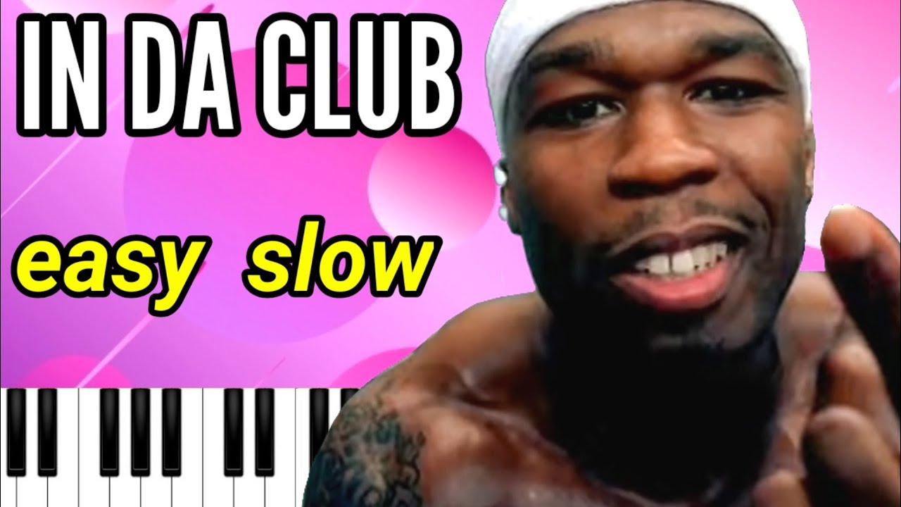 50 Cent - In Da Club Easy Piano Tutorial #shorts - YouTube