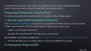 Create Publication-Quality Plots with Calligraphic Fonts in Gnuplot