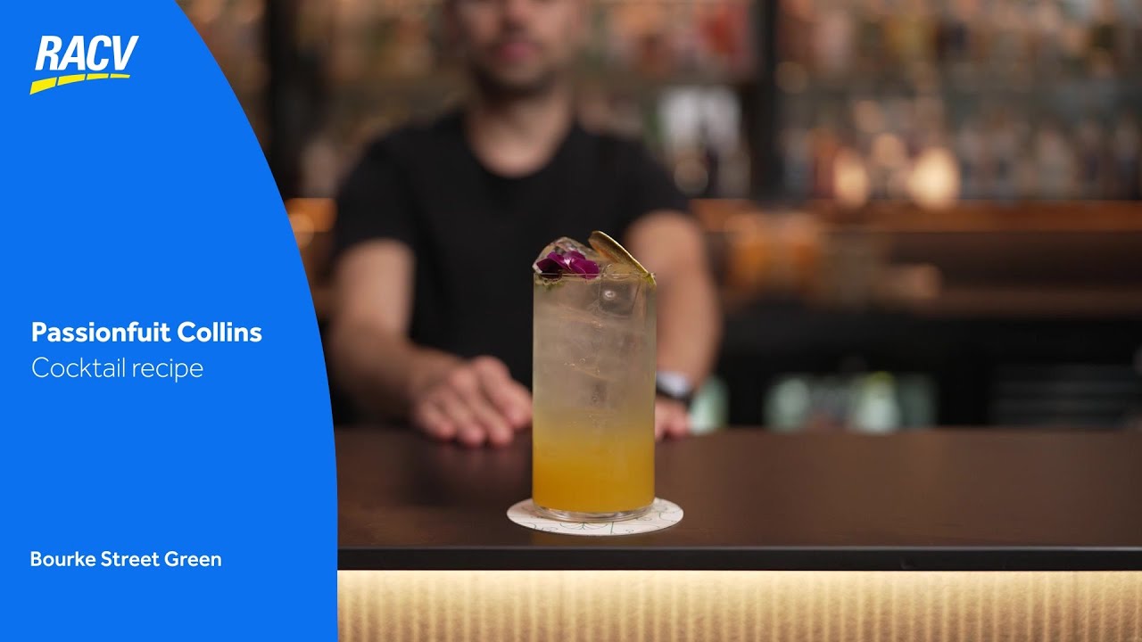 Passionfruit Collins cocktail recipe YouTube