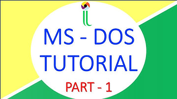 Learn MS DOS CMD Commands Tutorial in Hindi | Part 1 | Learn CMD | Command Prompt