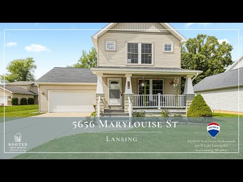 5656 Marylouise St, Lansing, MI home video tour