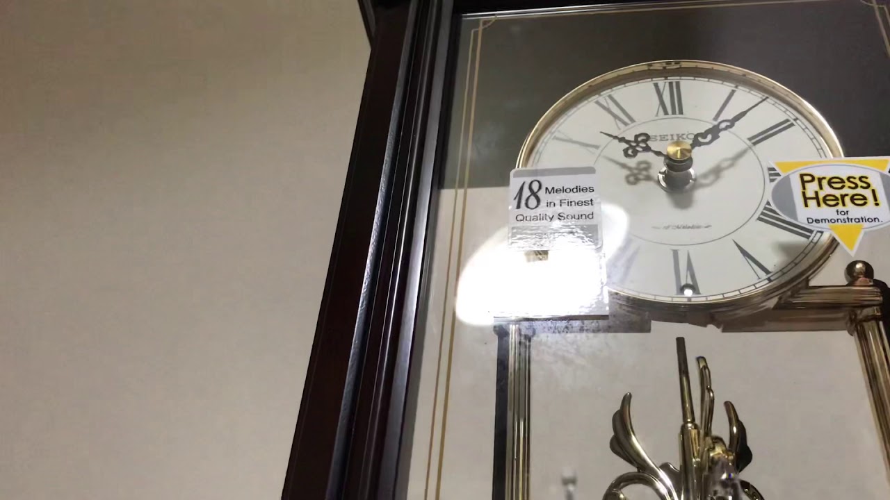 SEIKO メロディ時計 QXW229BLH 16和音讃美歌曲目 - YouTube