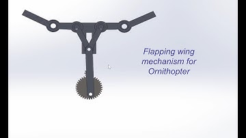 How to design a Flapping Honey Bee Drone in Solidworks? || Part 6 - Flapping wing mechanism design.