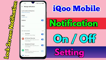 iqoo notification off setting, iqoo notification setting