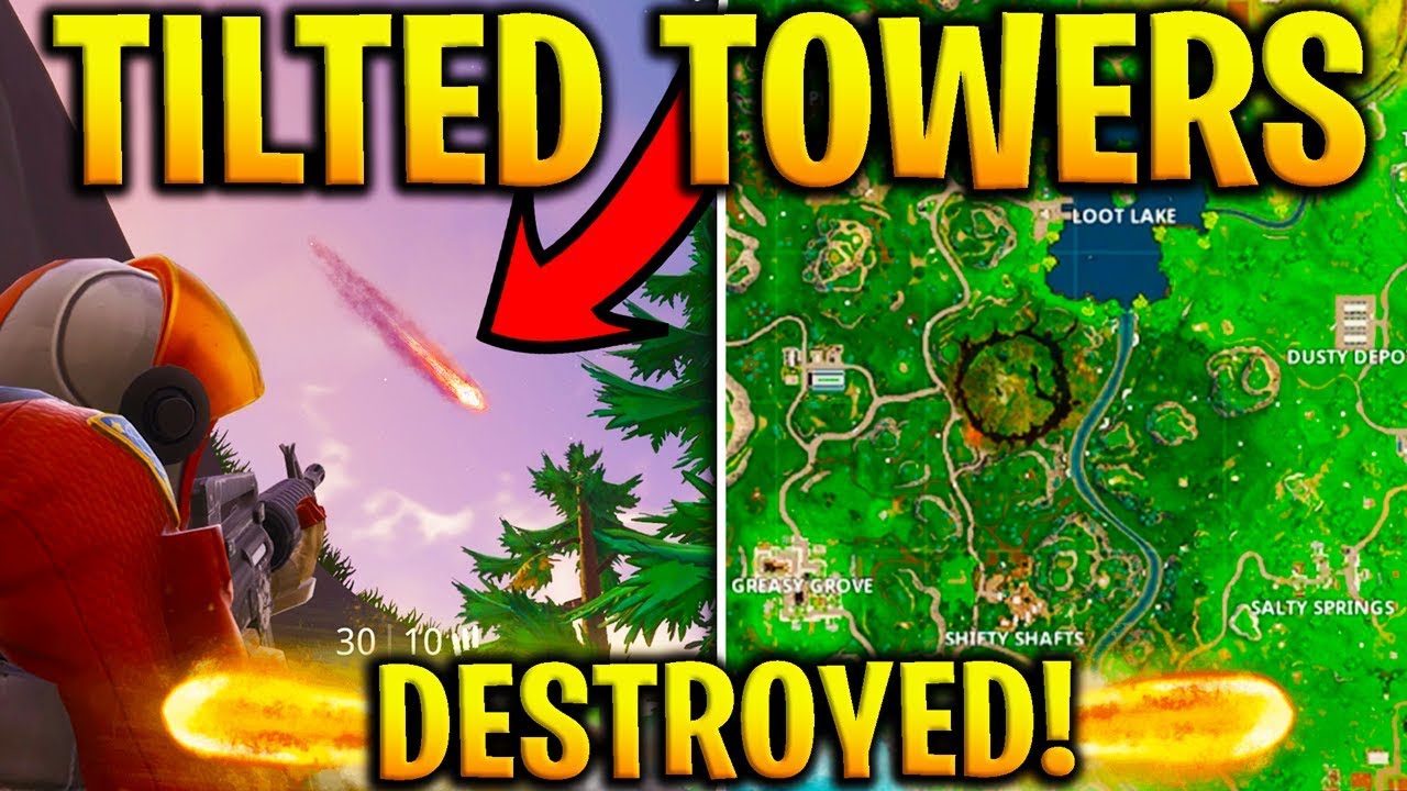 TILTED TOWERS IS GOING TO BE DESTROYED...(METEOR THEORY EXPLAINED - ALL EVIDENCE!)