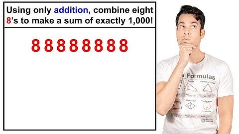 Can you combine eight 8