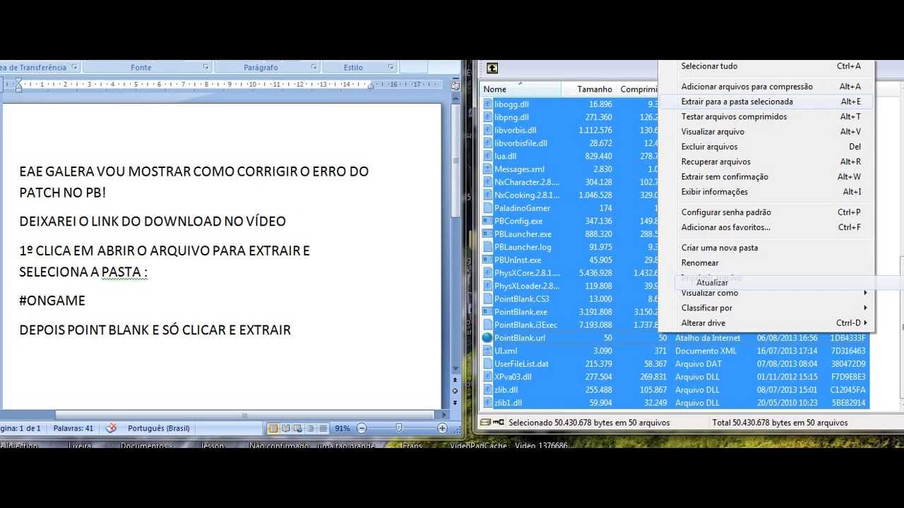 Correção dos erros do Point Blank e o Falha ao conectar no Patch ...