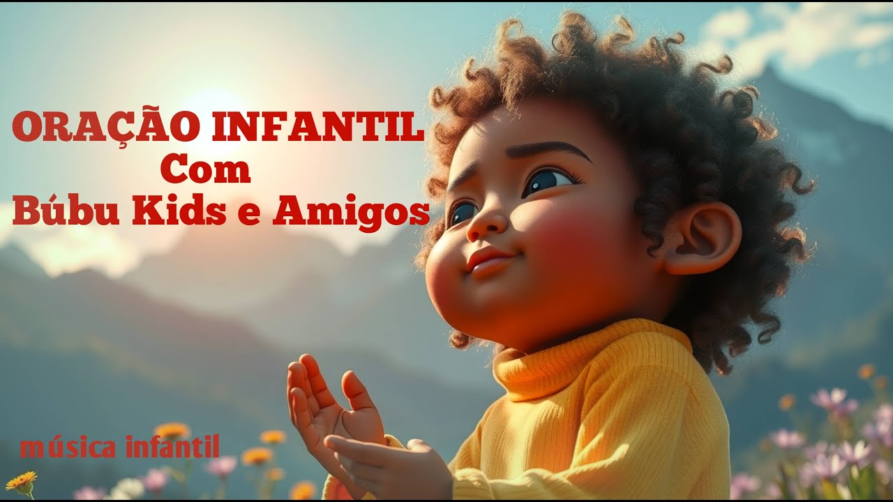 Oração Da Noite  Para Crianças:(música infantil completo canta com Búbu Kids e Amigos )