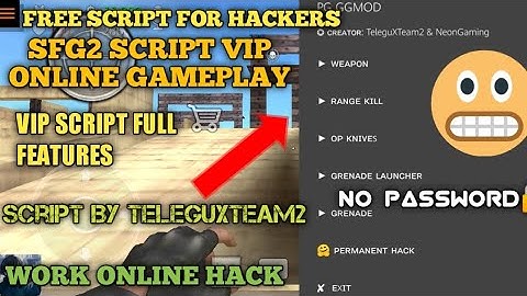 Sfg2 Vip Script V7 By TeleguXTeam2 Work Online