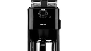 شرح مكينة القهوة الامريكية Philips Grin&Brew