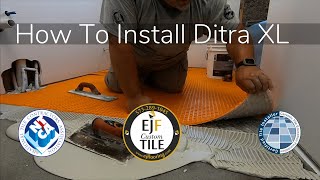How To Install Ditra XL Over Concrete | Columbia MO