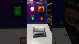 Bursting Strength Tester with Printer #bursting #testing
