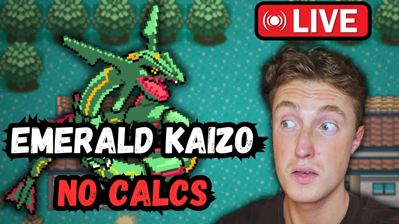 ❌NO CALCS🟩Emerald Kaizo🟩- A32 | Day 1
