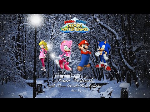Mario & Sonic at the Olympic Winter Games Team Festival (Team Peach) Part 3