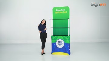 Display Tower Table Banner Stand Setup Instructions - Signwin
