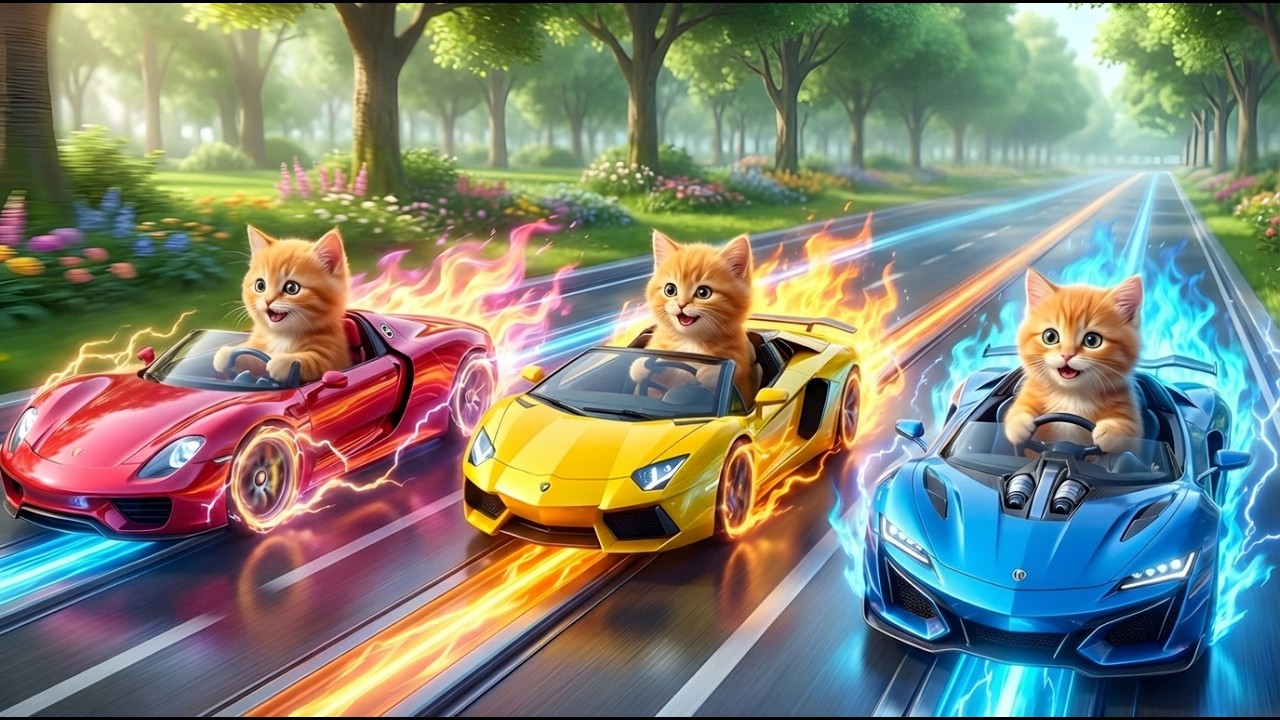 Mama Cat Trims Fur on the Farm and Makes Tiger Hat For Kittens At Home🐾🎩🐯