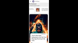 scrollable blog cards with quasar and radsystems