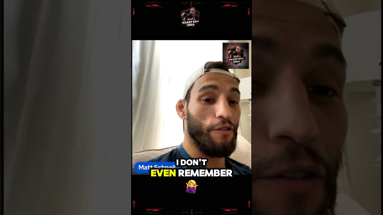 Matt Schnell talks about viral moment with referee after last fight