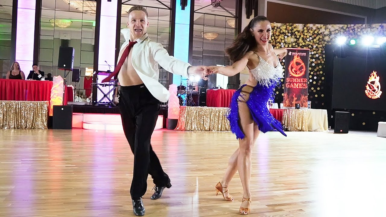 Alina Antonets & Oleksandr Antonets Cha Cha Show Dance at 2025 FADS Pennsylvania Summer Games
