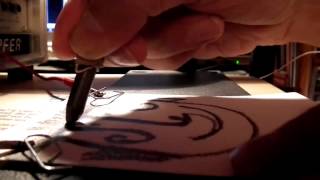 Going sci-fi (paper circuit as a ribbon controller)