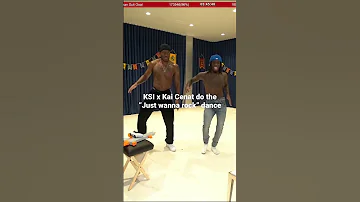 KSI AND KAI CENAT DO THE “JUST WANNA ROCK” DANCE #shorts