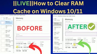 How to Clear RAM Cache on Windows 10/11 And Boost Performance✅