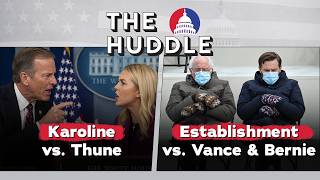 Karoline vs Thune, Establishment vs. Vance & Bernie - Friday, July 24