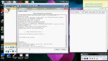 Cisco Router - Set MOTD (Message of the Day) Banner