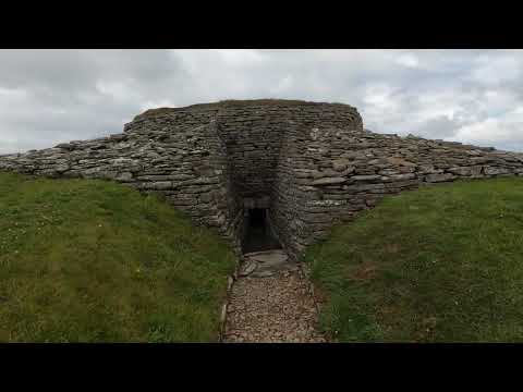 Neolithic burial monument of Quoyness, Sanday Island Orkney