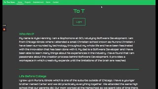 CST-120 Web Development: Final Website 3 (Presentation)