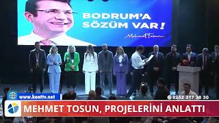 Mehmet Tosun, Projelerini Anlattı