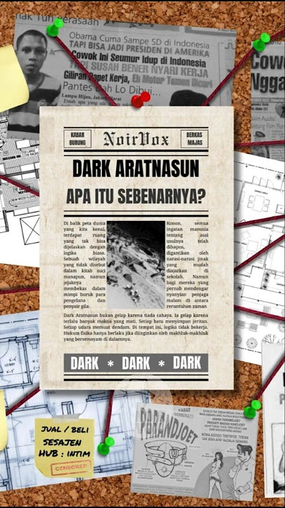 APA SEBENARNYA DARK ARATNASUN?
