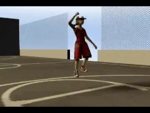 Basketball Girl 3D-Animation