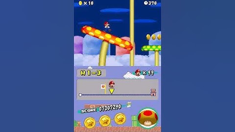 Mario Bros Super Star, New Custom BG!