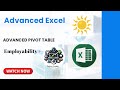 Unlock Advanced Pivot Table Techniques | Tips & Tricks You Need to Know