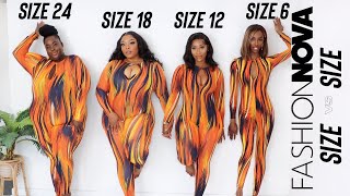 SIZE 6 vs 12 vs 18 vs 24 TRY ON SAME WILD FASHIONNOVA OUTFITS | Debbie Crown