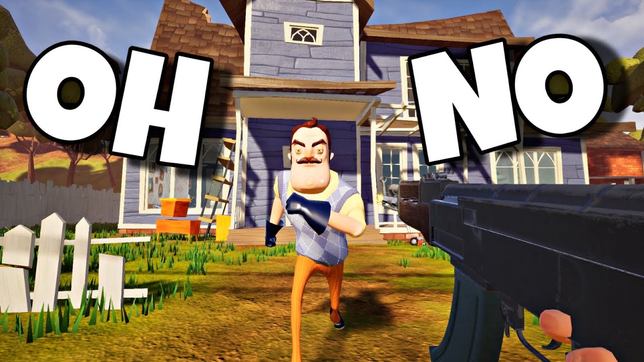 Hello Neighbor But With GUNS