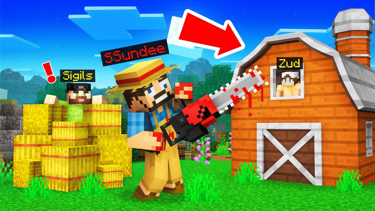 TOXIC Spooky Farm Hide and Seek in Minecraft