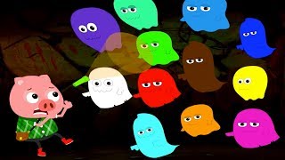 Twelve Little Ghosts | Scary Videos For Kids | Halloween Song For Kids