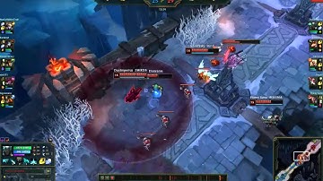 Pyke ult into 4-man stun