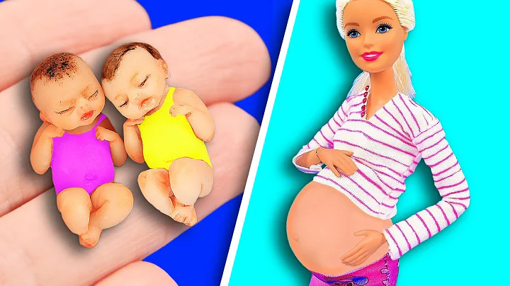 20 DIY Barbie Hacks: doll wig, Frozen room, mini Starbucks, baby stroller, and more!